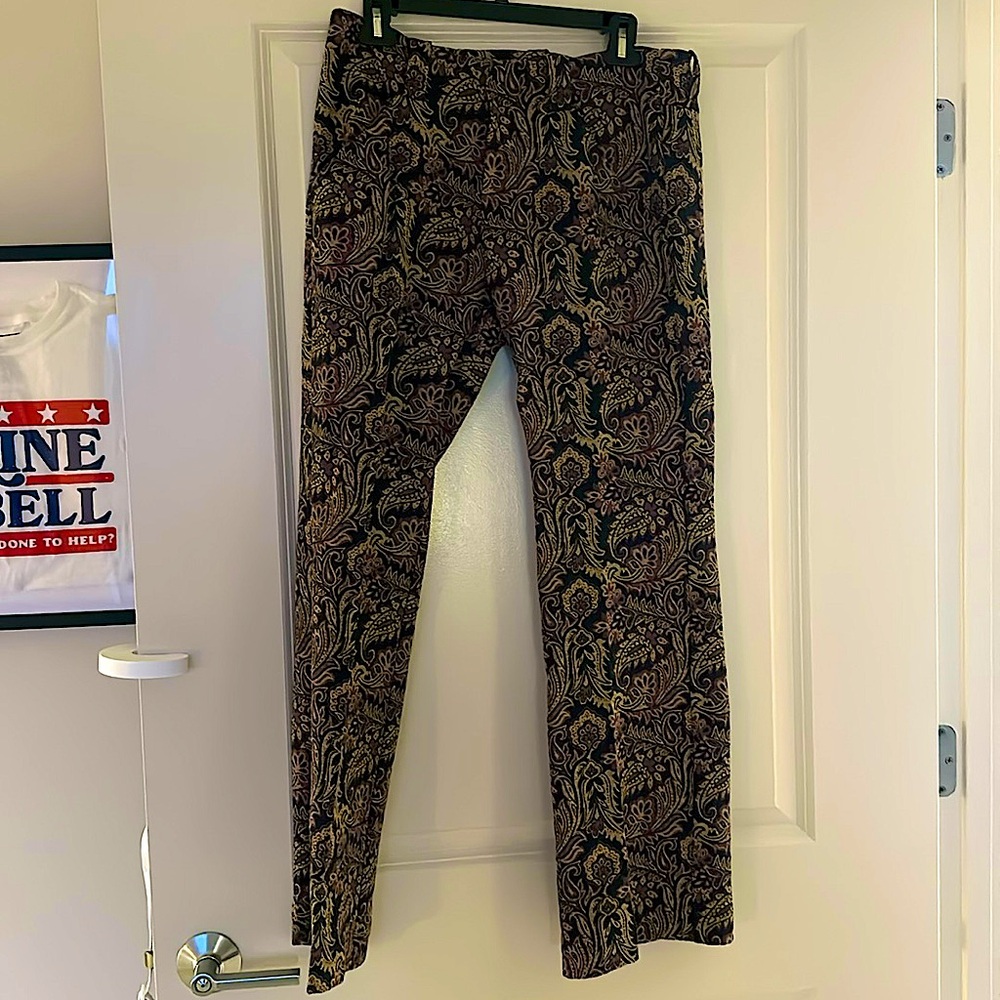 Paisley Purple Free People Trousers